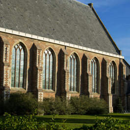 De Jacobuskerk in Renesse. Een gotische kerk gebouwd in de zestiende eeuw.