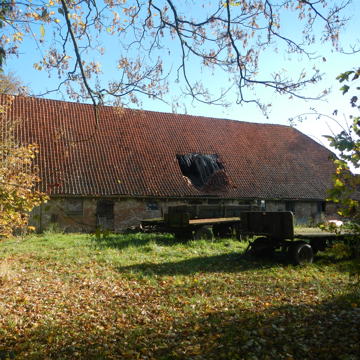 Vervallen boerderij in Baarsdorp.