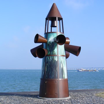 Monument voor de Verdronken Dorpen in Zeeland, Colijnsplaat.