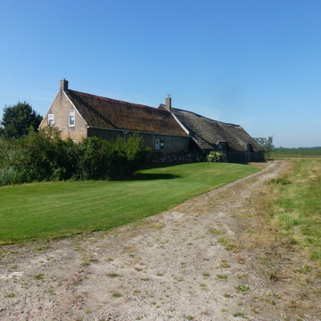 Agrarisch monument Hof Westdorpe aan de Westdorpseweg 1 in Baarland.