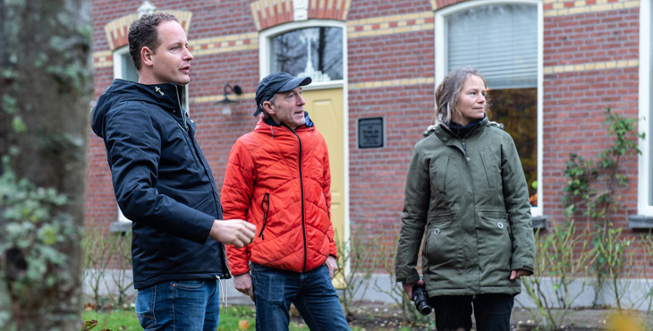  Bezoek aan een historische boerderij in Zaamslag in het kader van het Project Betere Bestemming voor de Boerderij