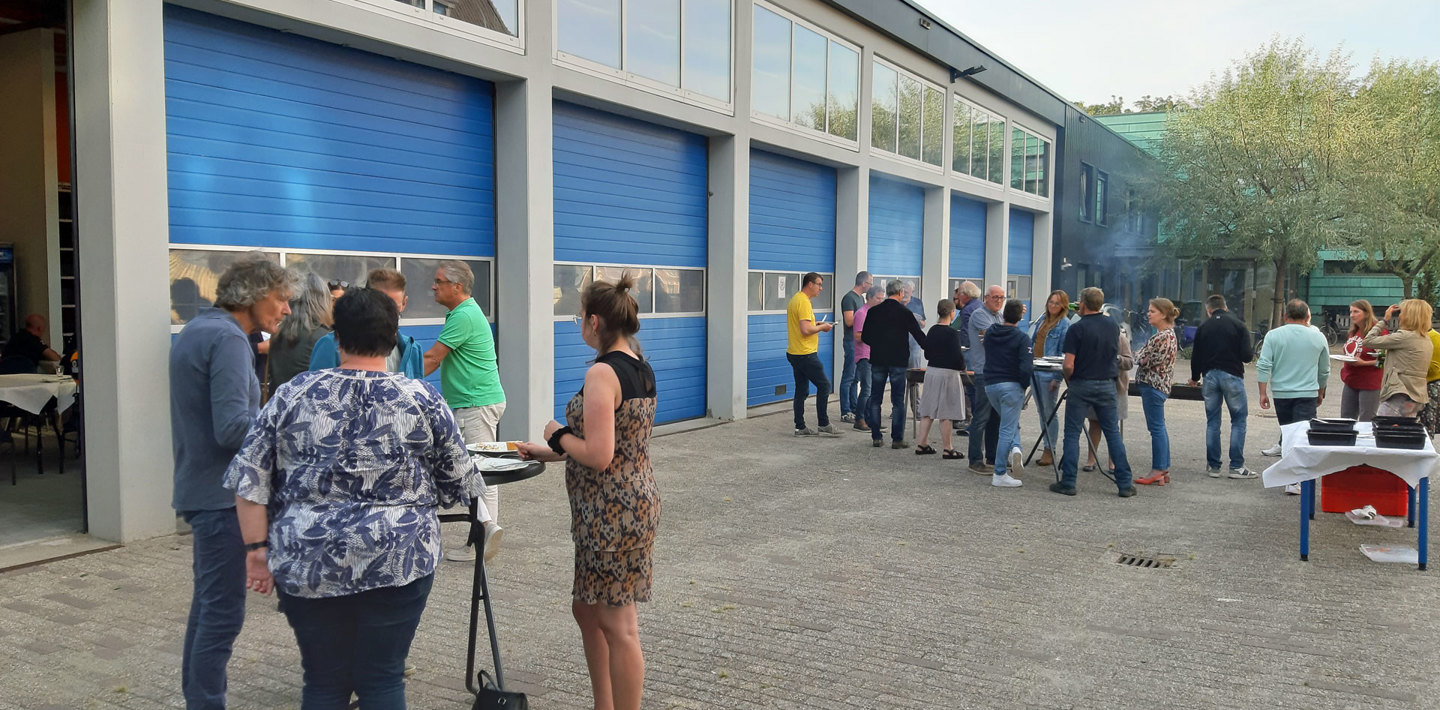 BBQ van medewerkers en oud-collega