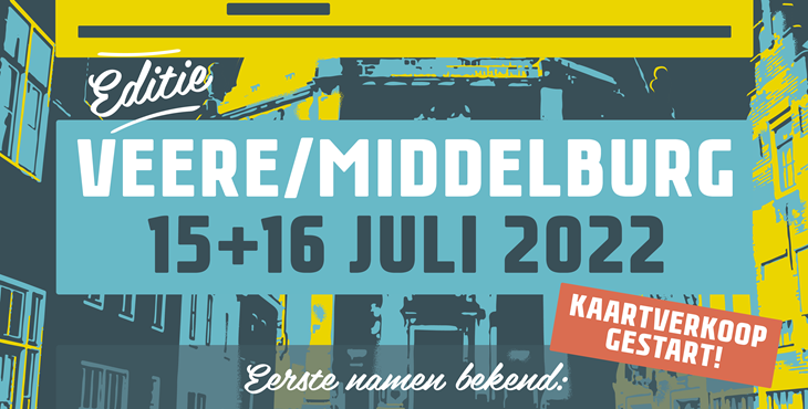 Aankondiging van PopMonument 2022 in Veere en Middelburg