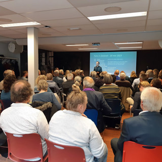 Aschwin van den Abeele, directeur Erfgoed Zeeland, opent de bijeenkomst.