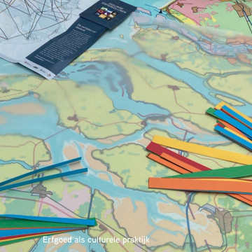 Detail van de omslag van het onderzoeksrapport Oud en Nieuw Zeeland - de blik van de creatieve industrie