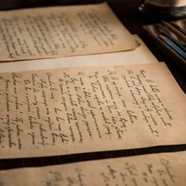 Handgeschreven oude papieren.