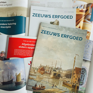 Exemplaren van het magazine Zeeuws Erfgoed
