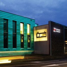De huisvesting van Erfgoed Zeeland: Het Schuitvlot in Middelburg, de voormalig brandweerkazerne.