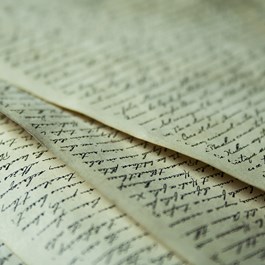 Documenten met handgeschreven teksten