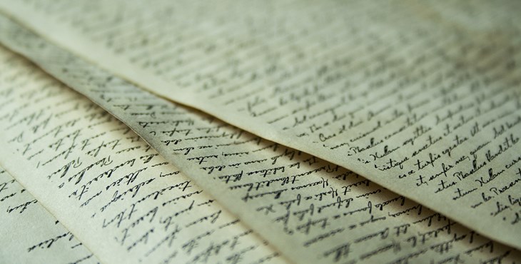 Documenten met handgeschreven teksten