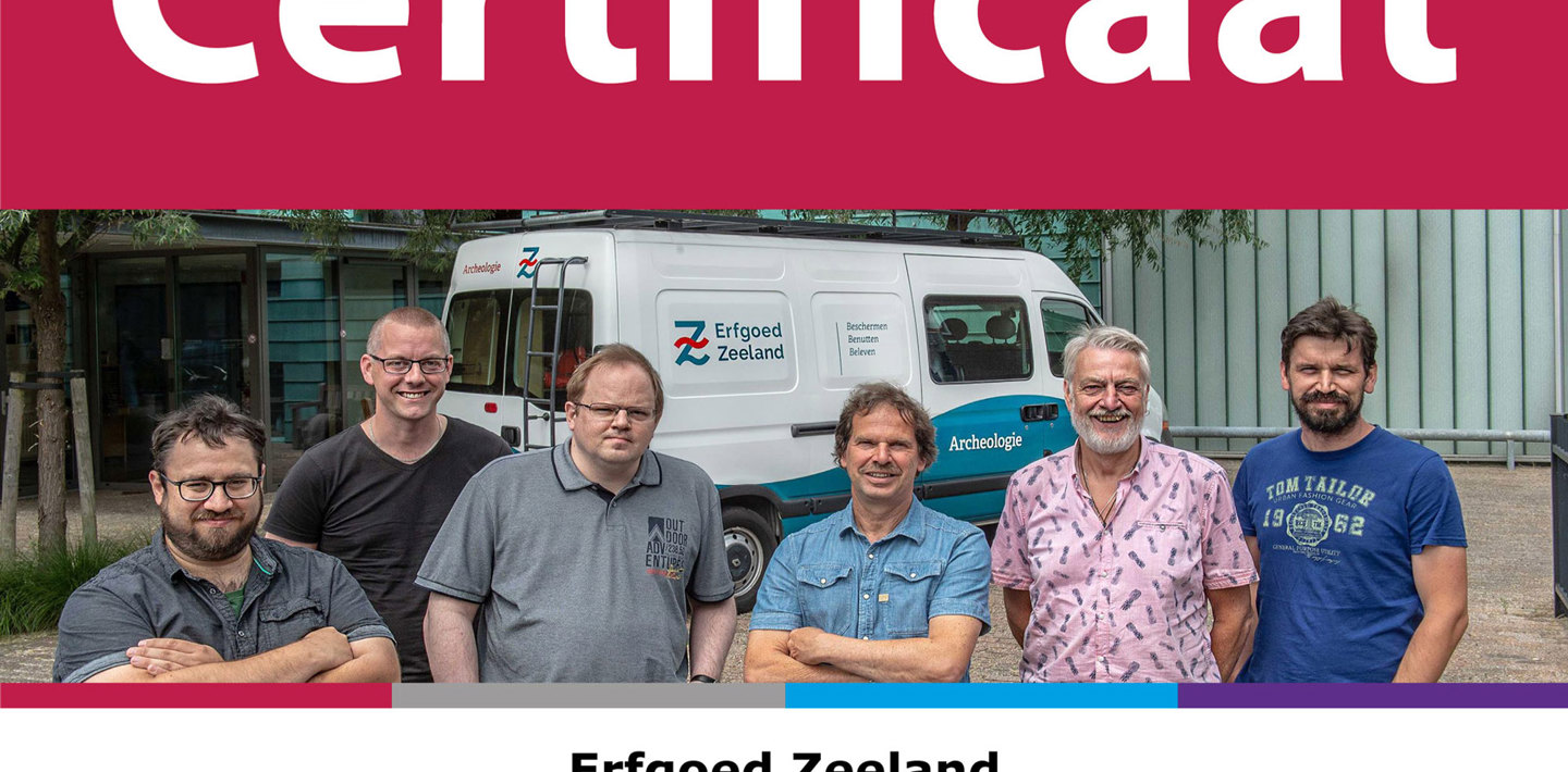 Een afbeelding van het certificaat archeologie BRL SIKB 4000-KNA.