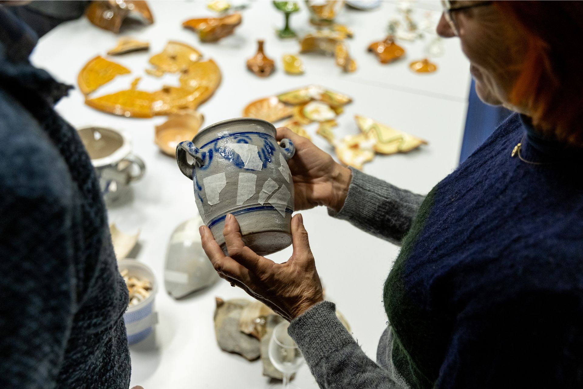 Op de Archeomarkt: de schervenberg van Kloetinge en de stappen die werkgroep AWN Zeeland hierin zet.