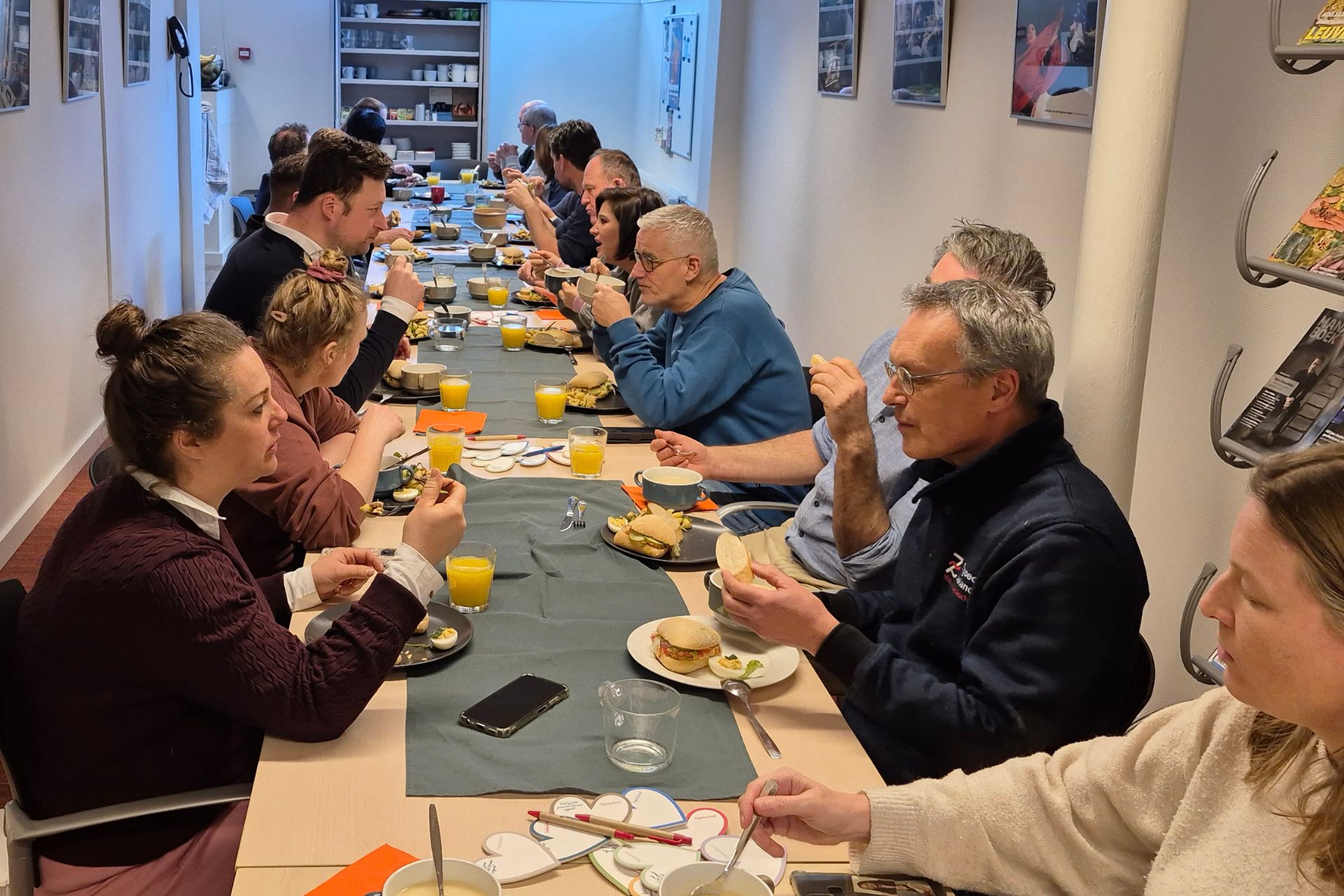 Samen lunchen en daarna schrijven we ons favoriete erfgoed op een hartje.