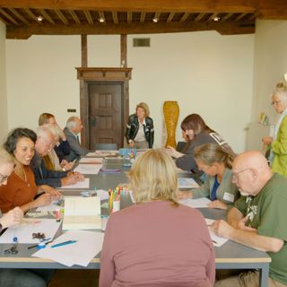 Workshop illustreren en verhalen schrijven met Monique van den Hout.