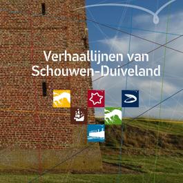 Voorzijde van publicatie Verhaallijnen van Schouwen-Duiveland