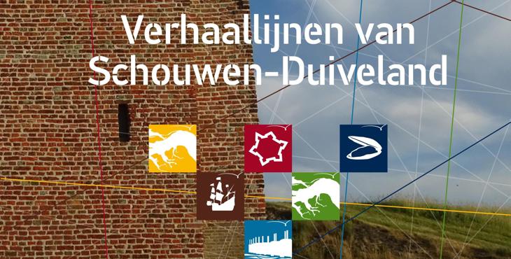Voorzijde van publicatie Verhaallijnen van Schouwen-Duiveland