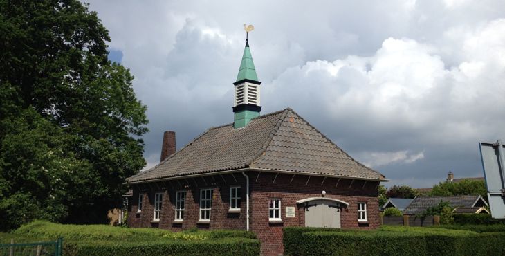 Het kerkgebouw van de Vrije Evangelische Gemeente in Bath.