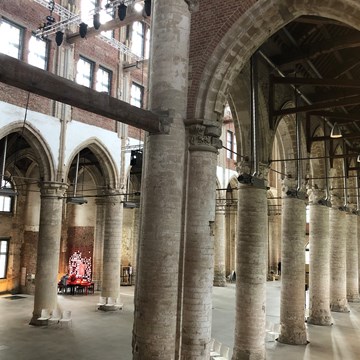 De binnenkant van de Grote Kerk in Veere.