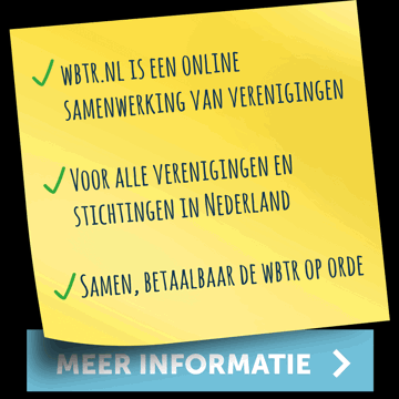 Sticky note over de Wet bestuur en toezicht rechtspersonen, die per 1 juli 2021 ingaat voor verenigingen en stichtingen