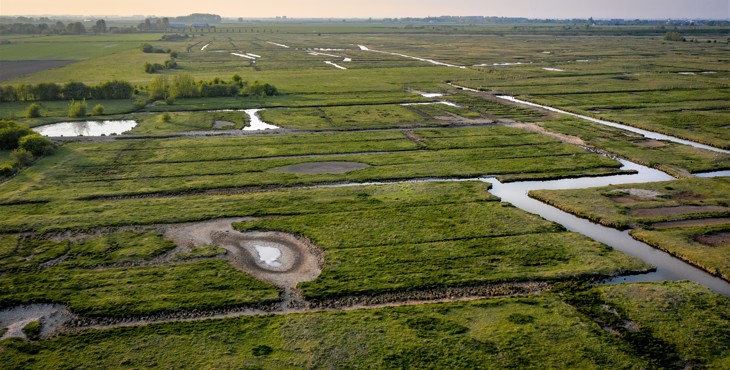 Een van de oudste polderkernen van Zeeland, de Kapelse Moer, foto Marcelle Davidse, Provincie Zeeland