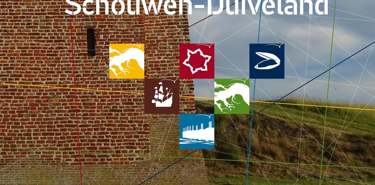 Omslag van het boekje Verhaallijnen van Schouwen-Duiveland