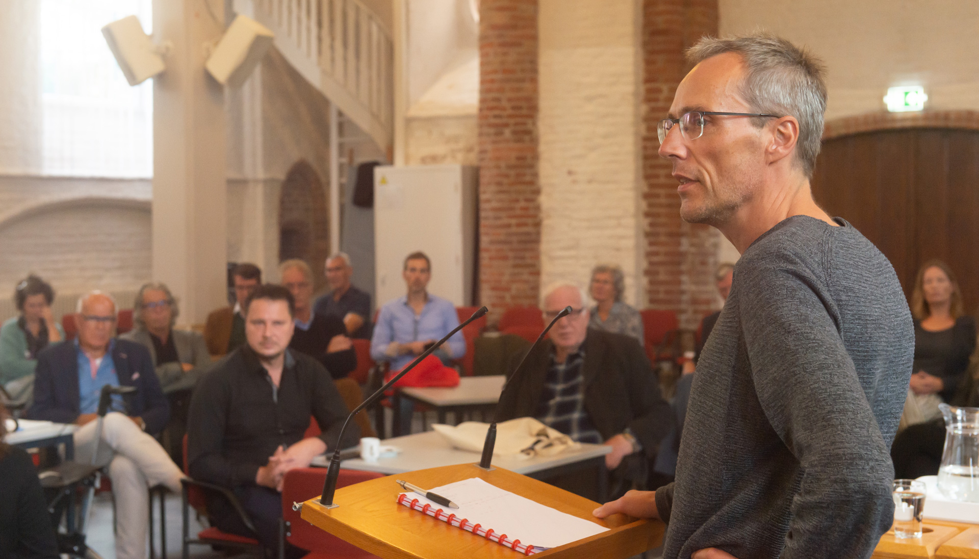 Bespreken van de opbrengst van de workshops met Martijn van Poecke.