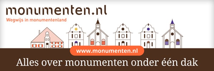 Banner Monumenten.nl: alles over monumenten onder één dak