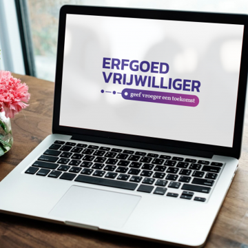 Campagnebeeld van het landelijke project Erfgoedvrijwilliger.