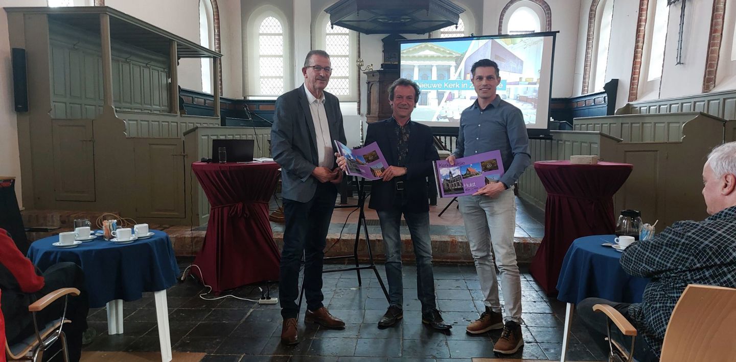 Presentatie van vier nieuwe kerkenvisies door Erfgoed Zeeland en COUP Urban Producers in de kerk van Oost-Souburg.
