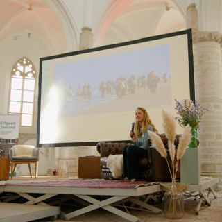 Workshop erfgoedbeleid maken in 30 minuten met Kelly Warnaar-Boender.