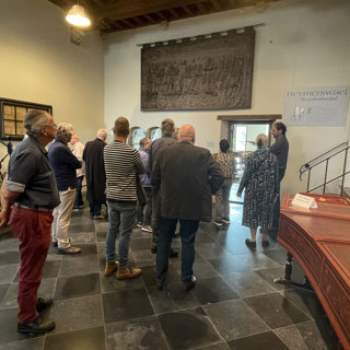 In het Oude Stadhuis vertelde Fred van de Kieboom over de expositie 