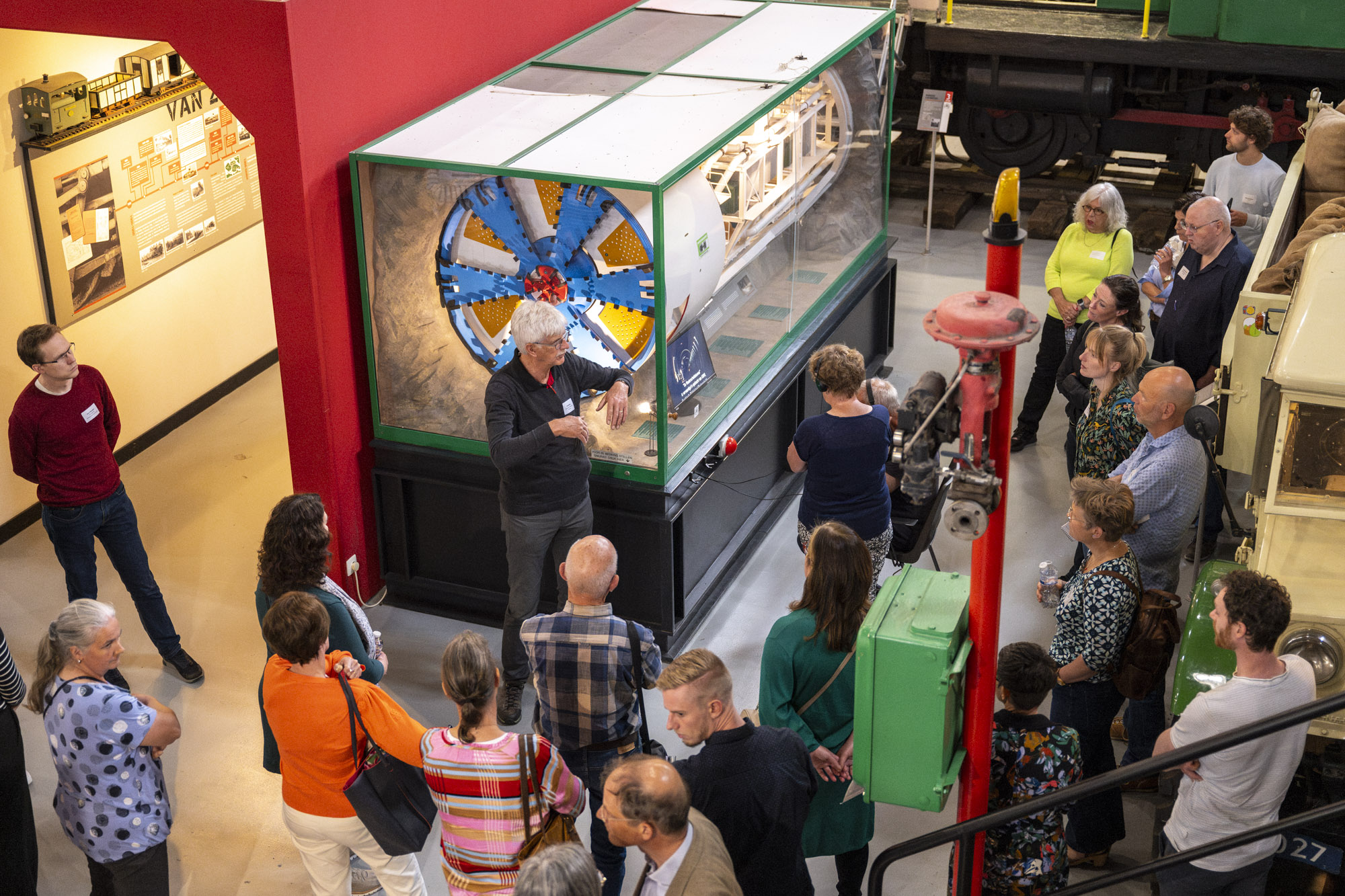 Het programma werd onderbroken door een rondleiding door het Industrieel Museum Zeeland.