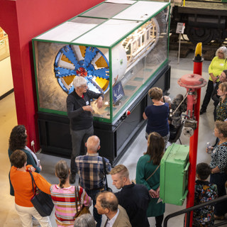 Het programma werd onderbroken door een rondleiding door het Industrieel Museum Zeeland.