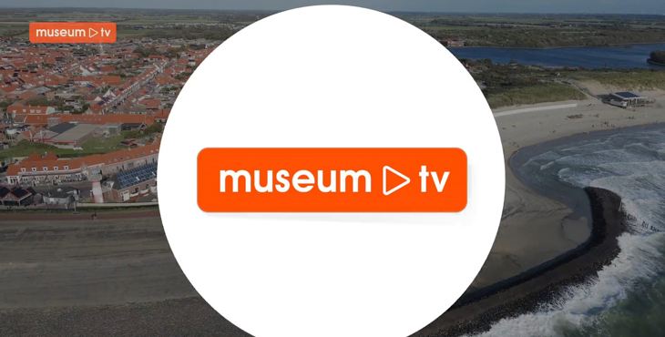 Banner met logo museumTV.