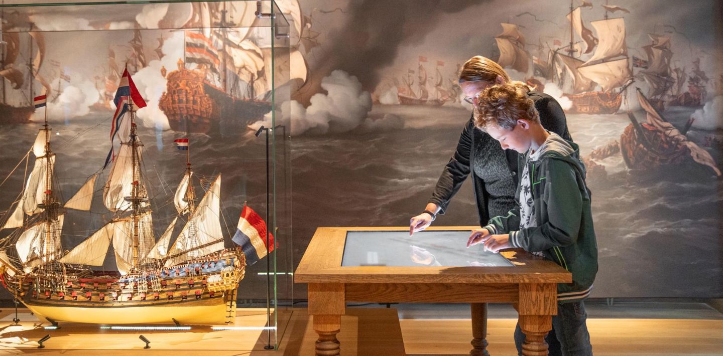 Interactief de maritieme geschiedenis van Zeeland ontdekken in het museum van Vlissingen (foto Maritiem Muzeeum Zeeland).