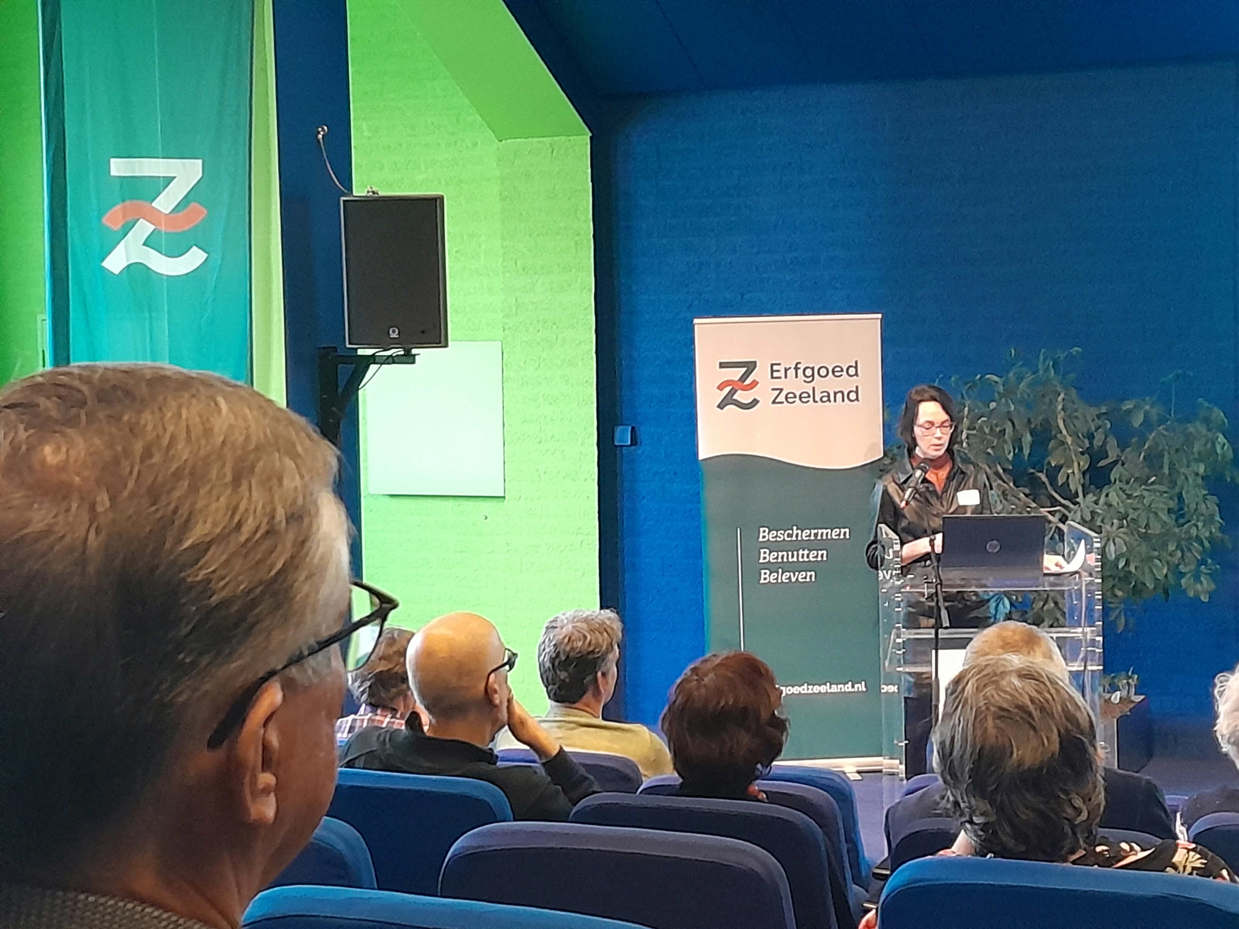 Marieke Houtekamer (Erfgoed Zeeland) vertelt over de stand van zaken van de ontwikkeling van het platform.
