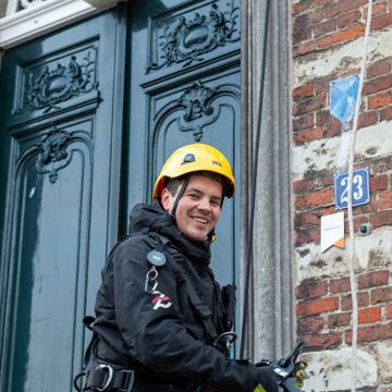 Monumentenwachter Sem de Paauw was een van de drie finalisten van de Monumententalentprijs 2023.