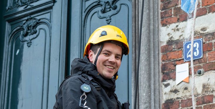 Monumentenwachter Sem de Paauw was een van de drie finalisten van de Monumententalentprijs 2023.