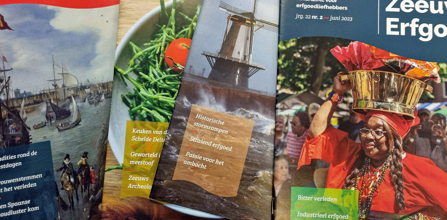 Vier voorzijdes van 